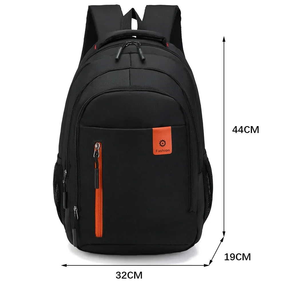 Men'S Backpacks Oxford Waterproof Rucksack Business Computer Bag Casual Travel Backpack Senior High School Student Schoolbag