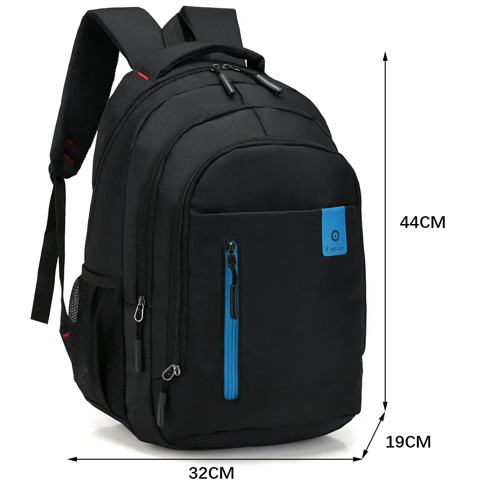 Men'S Backpacks Oxford Waterproof Rucksack Business Computer Bag Casual Travel Backpack Senior High School Student Schoolbag