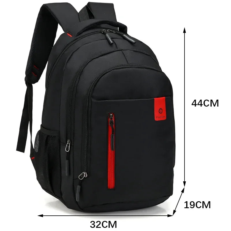 Men'S Backpacks Oxford Waterproof Rucksack Business Computer Bag Casual Travel Backpack Senior High School Student Schoolbag